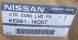 Nissan OE NISSAN JUKE F15 КОМПЛЕКТ ВНУТРІШНЬОЇ ОБРОБКИ KE9611K007
