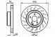 Bosch 0 986 478 470 Гальмівний диск mercedes cl bosch