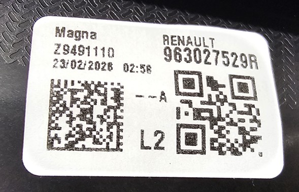 Renault OE 963027529R RENAULT OE ORYGINAŁ 123AUTOCZESCI НОВЕ ОРИГІНАЛЬНЕ ЗОВНІШНЄ ДЗЕРКАЛО ЛІВЕ 7 PIN RENAULT CAPTUR II LIFT / SYMBIOZ
