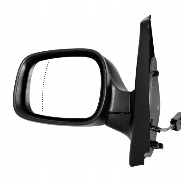 Китай E-1553 ДЗЕРКАЛО ЛІВЕ RENAULT KANGOO З ЕЛЕКТРОПРИВОДОМ ЧОРНЕ 5-PIN 2003-2009