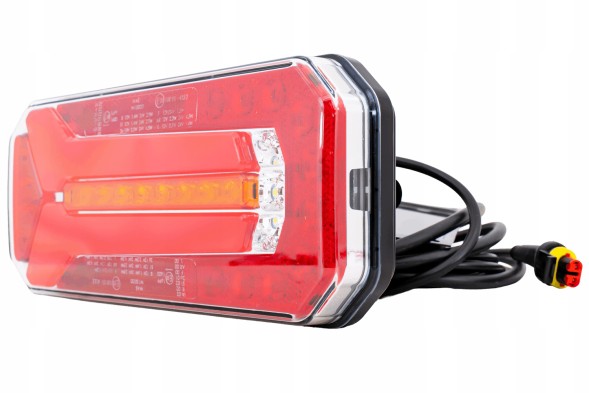 WAŚ W150DD 1123 DD L/P O12 Світлодіодна задня лампа 6 функцій для причепа напівпричепа лафета динамічний напрямок