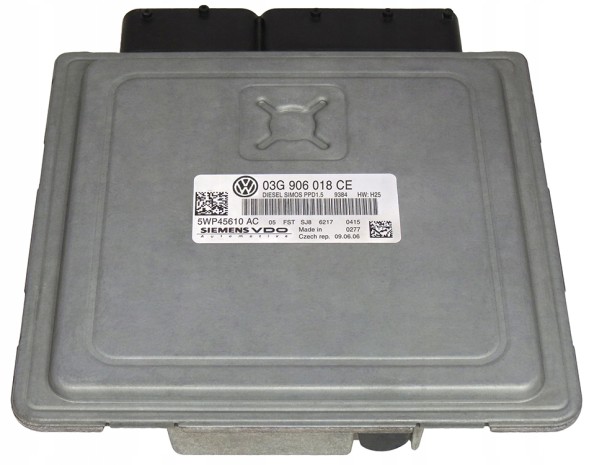 Siemens 03G 906 018 CE 5WP45610 AC КОМП'ЮТЕР ECU PASSAT 2.0 TDI 03G906018CE 5WP45610AC