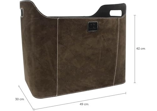 AD BRAKE B092DSSZ1N ШКІРЯНИЙ КОШИК БРІЗОВИЙ ДЛЯ ЗБЕРІГАННЯ JOSEPH ДЛЯ ЖУРНАЛІВ додому