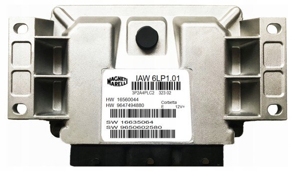 Magneti Marelli KOMPUTER ECU PEUGEOT 307 2.0 IAW6LP1.01 9650602580.ECU S SERWIS КОМП'ЮТЕР ECU PEUGEOT 307 2.0 IAW6LP1.01 9650602580
