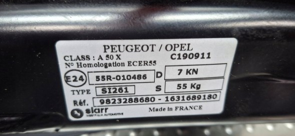Peugeot OE S25053073 Фаркоп WESTFALIA 631689180 9823288680 Opel Corsa F Peugeot 208 II 2019-