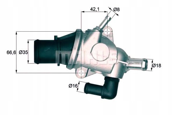 Mahle MAHTI 125 88/RS2 Термостат mahle 60653946 60814382 650688j th