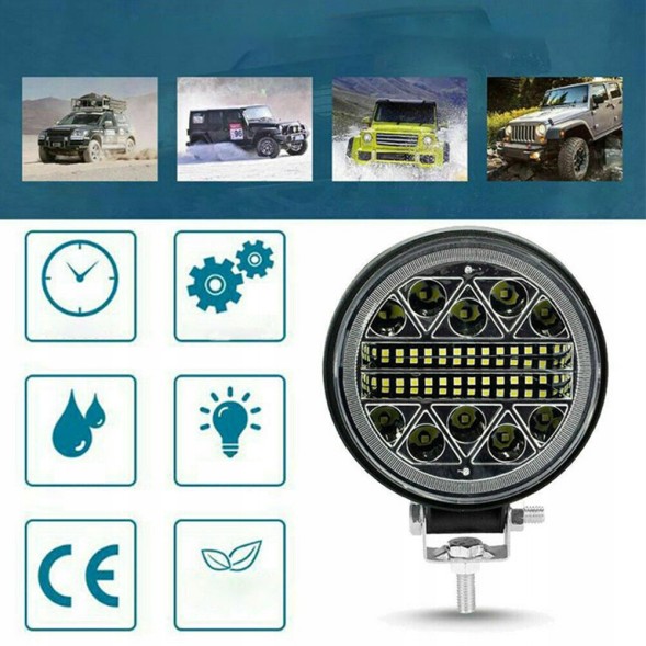 Китай Ybf4 4ШТ ПОТУЖНА СВІТЛОДІОДНА РОБОЧА ЛАМПА 102W АВТОМОБІЛЬНА ФАРА ШПАРГАЛКА 9-30V