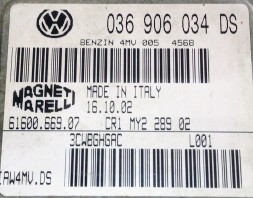 Magneti Marelli 036906034DS IAW4MV.DS BEZ IMMO przygotowany przez SDK Блок керування 036906034DS IAW4MV.DS БЕЗ ІММОБІЛАЙЗЕРА