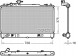 Denso DRM44029 Охолоджувач води drm44029 denso mazda 6 і