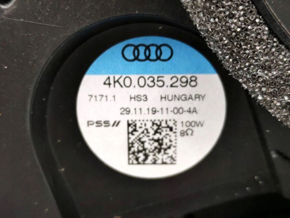Audi OE 4N0035223C, DWP412287OE Динаміки комплект аудіосистеми Audi A6 C8 4N0035223C
