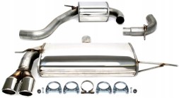TA-Technix 02VW019-8-2 Спортивна вихлопна система CATBACK 2x80mm TA TECHNIX 02VW019-8 VW GOLF V 1K1