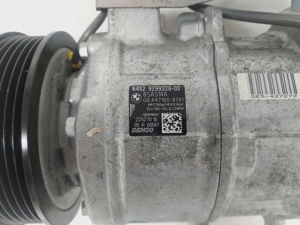 BMW OE 9299328 BMW PAWELAUTOCZESCI НОВИЙ ОРИГІНАЛЬНИЙ КОМПРЕСОР КОНДИЦІОНЕРА - BMW F20 F21 F22 F30 F31 F32 F33