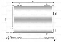 Valeo 814420 Конденсатор кондиціонера valeo 814420
