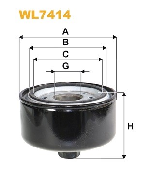 WL7414 WIX FILTERS Фільтр оливи