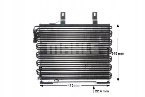 Mahle AC 159 000S Конденсатор радіатора кондиціонування повітря ac 159 000s mahle