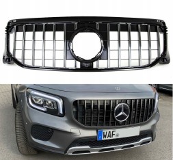 PELOPTICAR A247047 Гриль-атрапа Mercedes GLB X247 18-23 стандарт Panamericana хром