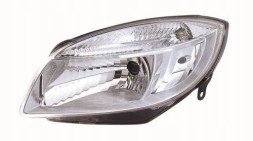Abakus 665-1114L-LD-EM Лівий передній фара skoda fabia ii romster