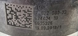 BMW OE 7622380 123AUTOCZESCI НОВИЙ ОРИГІНАЛЬНИЙ НАСОС ВАКУУМУ VACUM BMW - 7622380