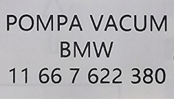 BMW OE 7622380 123AUTOCZESCI НОВИЙ ОРИГІНАЛЬНИЙ НАСОС ВАКУУМУ VACUM BMW - 7622380