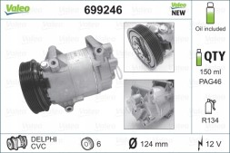 Valeo 699246 Компресор кондиціонера valeo 699246