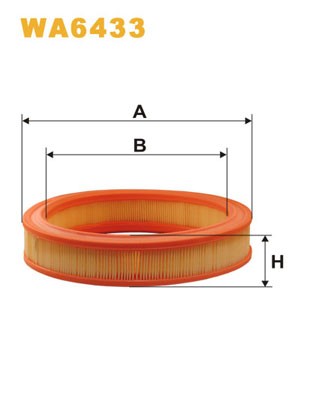 WA6433 WIX FILTERS Фільтр повітряний