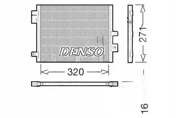 Denso DCN28002 Конденсатор радіатора кондиціонування повітря dcn28002 denso