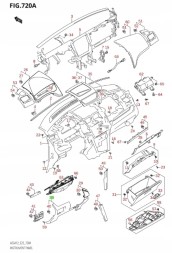 Suzuki OE 73811-68L10-S1S SUZUKI SWIFT MK7 10-13 - РАМКА ПОДУШКИ КОЛІН