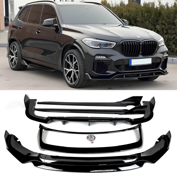 Китай S7-70061 Аеродинамічний обвіс (комплект накладок) BMW X5 G05 Black Knight, чорний глянс (2019–2023)