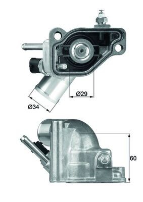 TI 5 92 MAHLE ORIGINAL Термостат