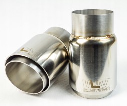WLM Customs WLM-CH90DWS Кінець витяжки WLM 90мм двошаровий косий