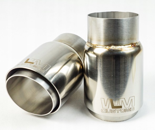 WLM Customs WLM-CH90DWS Кінець витяжки WLM 90мм двошаровий косий