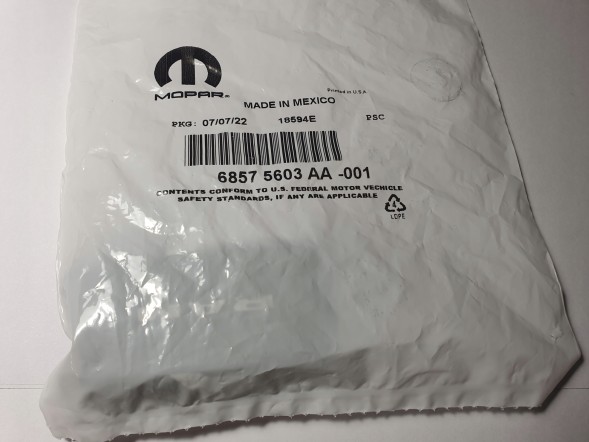 Dodge OE 68575603AA КЛЮЧ DODGE РАМ 2019-2022 MOPAR