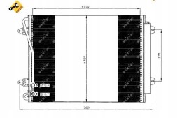 NRF 86227850 NRF Nrf35613 конденсатор кондиціонера vw passat 1,4-3,2f + помічник водія #33