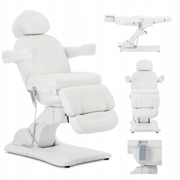 Китай WEW-SC-HP-1018152 Косметологічне крісло Physa GENOA Електричне Spa Біле для тату/масажу