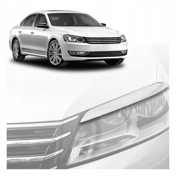 CHROMEMASTER MD-SS-0003-001 Накладки на фари для VW PASSAT VII B7 2010-2014 SEDAN