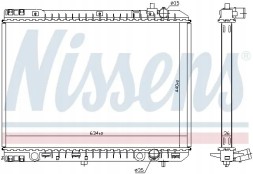 Nissens 666230 Радіатор охолодження 666230 nissens kia carnival iii