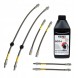 PiterParts 1023315800 Przewody hamulcowe w oplocie stalowym teflonowe BMW E36 Compact OEM PL Гальмівні шланги в сталевому обплетенні тефлонові BMW E36 Compact OEM PL