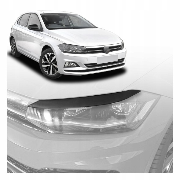 CHROMEMASTER MD-SS-0008-001 Накладки над фарами для VOLKSWAGEN POLO VI AW 2017 - ХЕТЧБЕК