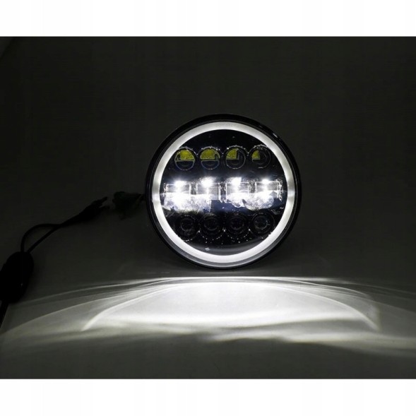 мотосвітлодіоди 1068 Harley davidson передня лампа 7" full led x1