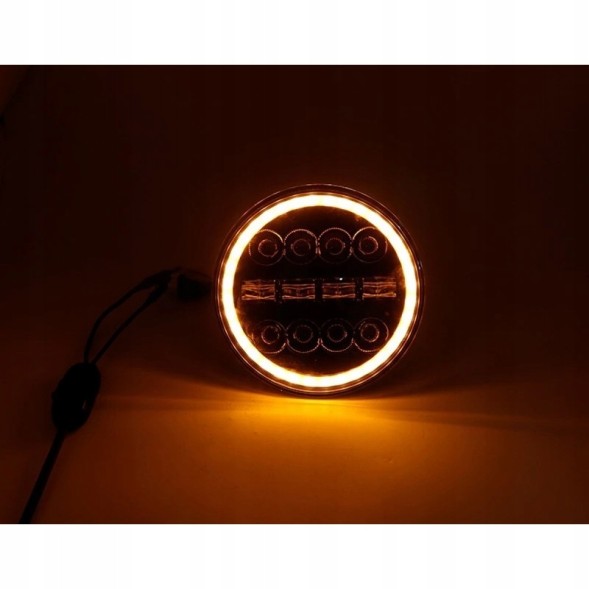 мотосвітлодіоди 1068 Harley davidson передня лампа 7" full led x1