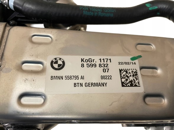 BMW OE 8599832 8513132 CARPARTS24- КЛАПАН EGR ОХОЛОДЖувача вихлопних газів BMW 3 G20 G21 3.0D 2022R