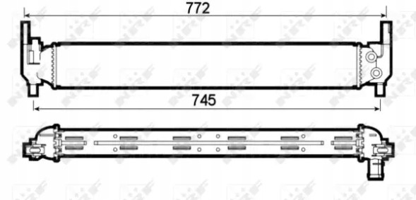 NRF 53126 Радіатор охолодження 53126 nrf audi seat a1 ibiza iv