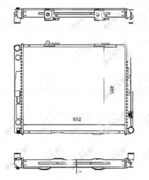 NRF 58253 Охолоджувач води 58253 nrf