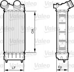 Valeo 818226 Охолоджувач повітря інтеркулер 818226 valeo