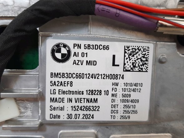 BMW OE 5A79110 5A2AEF8 BMW 4 G22 G23 monitor ekran wyświetlacz BMW 4 G22 G23 монітор екран дисплей 12,3 NAVI лічильник 5A79110 5A2AEF8