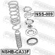 NSHB CA33F FEBEST ПИЛЬОВИК ПЕРЕДНЬОГО АМОРТИЗАТОРА