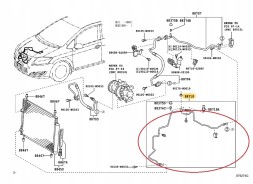 Китай ACN8871002790 Шнур кондиціонування повітря TOYOTA COROLLA 1.4D 2006-14 88710-02790 MF446250-2801