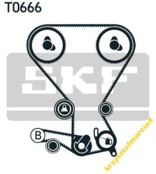 SKF VKMA 95659 Комплект грм (ремінь + натягувач) hyundai h-1, h-1 / starex, santa f-i, sonata