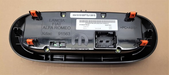 Fiat OE 735637901, 735656838, 735634478 ПАНЕЛЬ УПРАВЛІННЯ ПОВІТРЯ FIAT 500X 735637901