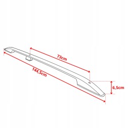 Erkul SKP230210G Релінги на дах MITSUBISHI ASX позашляховик 2010-